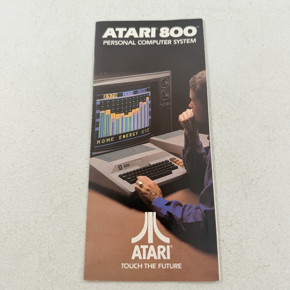 Atari 400 800 Personal Computer System Pamphlet Brochure 1980